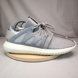 Adidas Tubular Womens Size 9 Viral Silver Gray Running Shoes Sneakers S75907